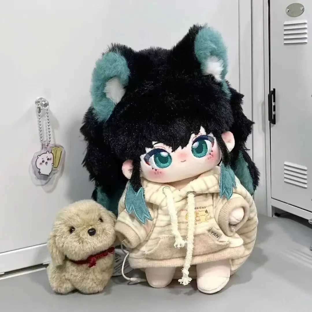 Stuffed 20CM Tokitou Muichirou Plush Dress Up Dolls Toys for Kids Adults Kawaii Anime Demon-slayer Collectible Puppets Xmas Gift X241227
