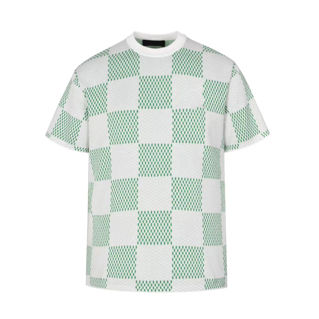 Summer T Shirts Mens Letter Printed Designer Short Sleeve T Shirts Relaxed Fit Cotton Tees