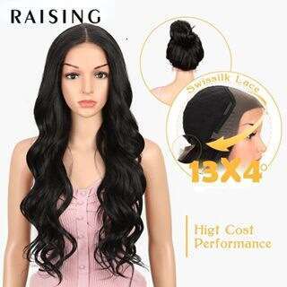 13 * 4 Hand Woven Lace Wig, Rebecca Long Curly Hair Synthetic Headband Kq2 Kq2