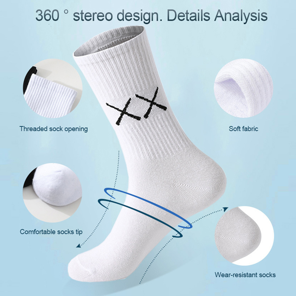 Ddmytiger Ddmytiger China Domestic Men S White Sports Socks Solid Color Absorb Sweat Breathable Cotton Mid Calf For Outdoor Running Basketball