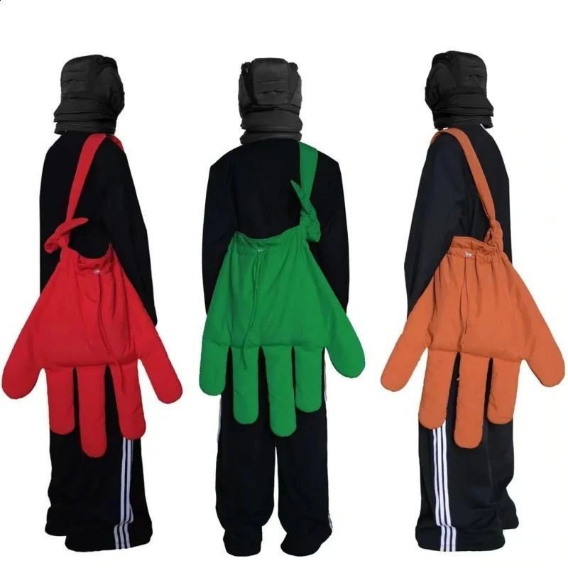 Fashion Red Nylon Workwear Gloves Crossbody Bag Cute Travel Purse Women Couple Shoulder Bags Leisure Classical Y2k Tote 241223