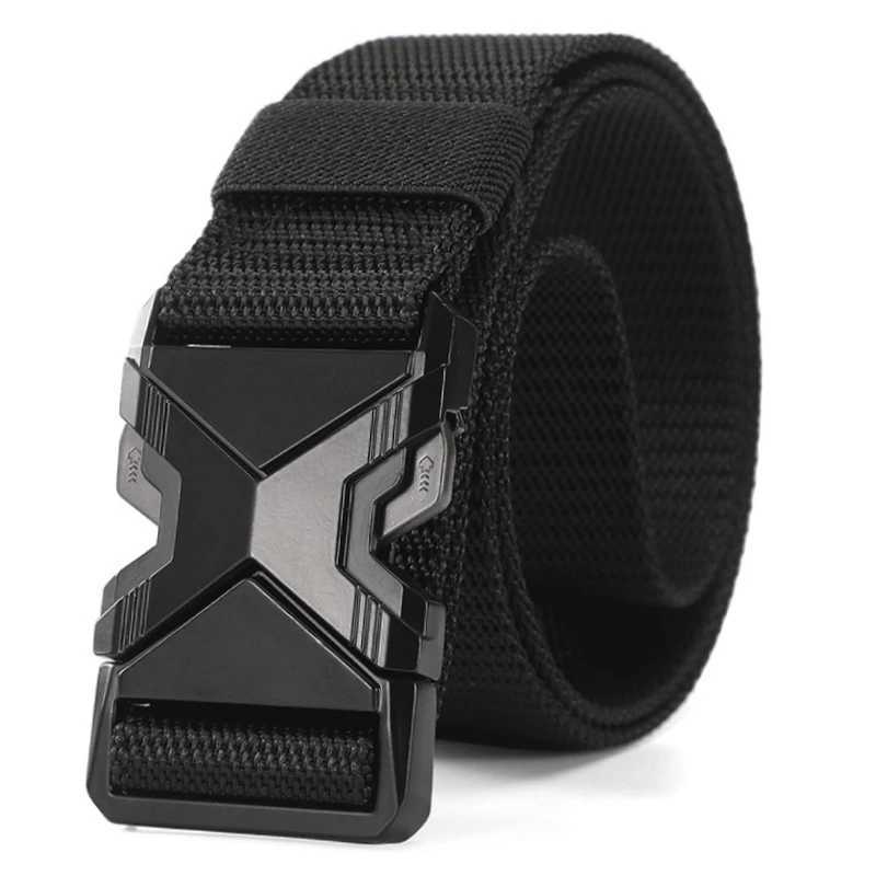 New Quick Release Pluggable Buckle Sports Belt Breathable Men Belts For Men Pants Belt W241228
