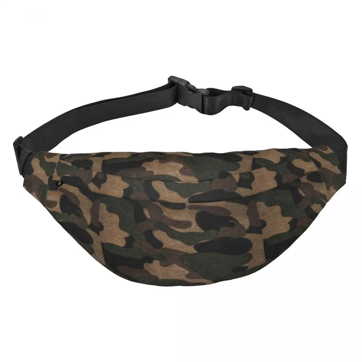 Splintertarn German WW2 Camouflage Fanny Pack Military Army Tactical Camo Sling Crossbody Waist Bag Cycling Phone Money Pouch 241228