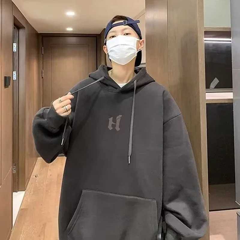 City Boy Oversized Hoodie Sweatshirt Men American High Street Hoodies Funny Streetwear Hip Hop Hoody Mens 2025 Autumn Tracksuit X241228