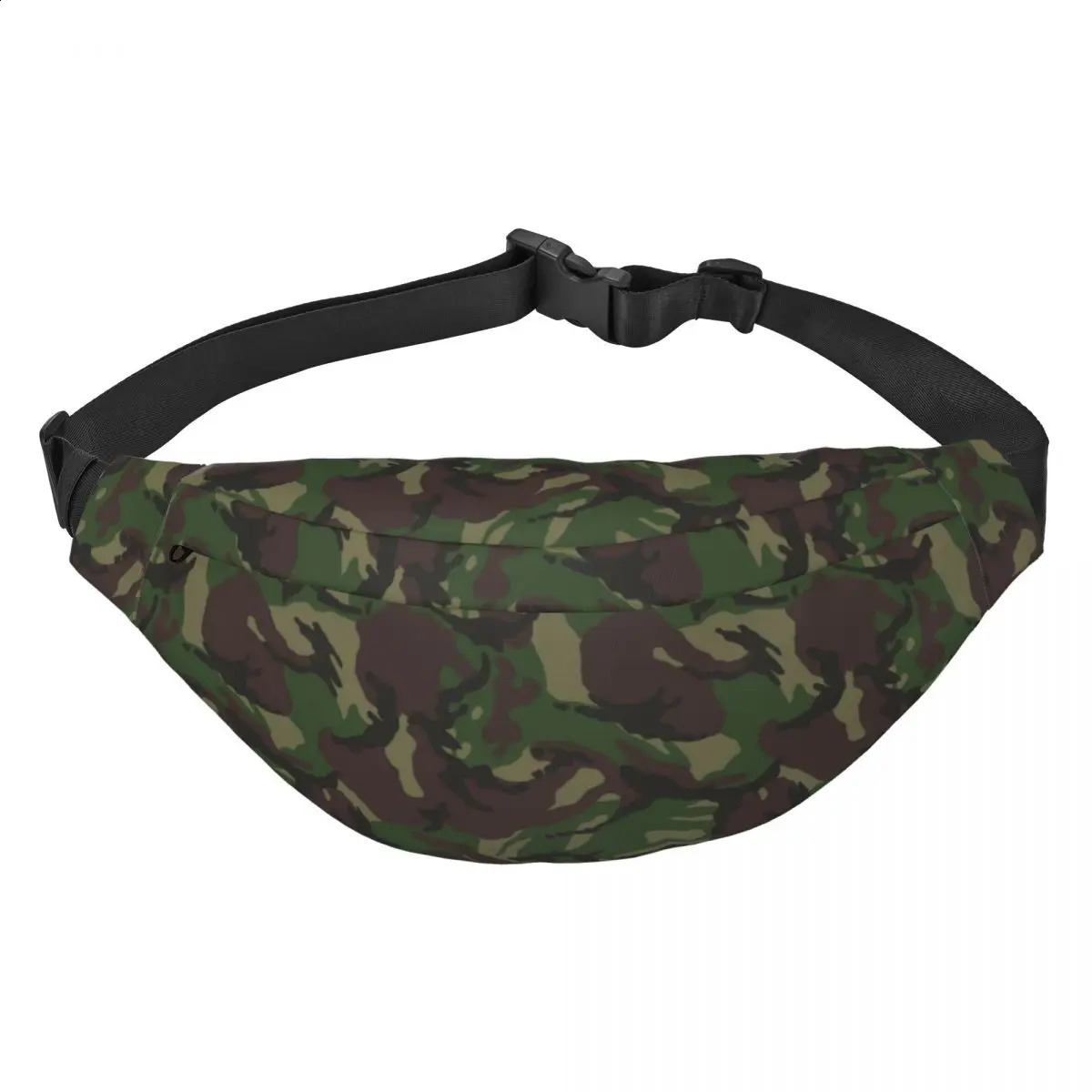 Splintertarn German WW2 Camouflage Fanny Pack Military Army Tactical Camo Sling Crossbody Waist Bag Cycling Phone Money Pouch 241228