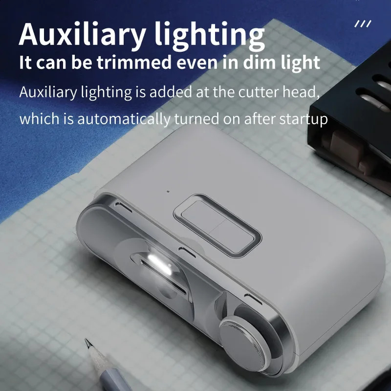 Intelligent Automatic Electric Nail Clipper Multifunction Nail Grinder Nail Polishing USB Charging 250103
