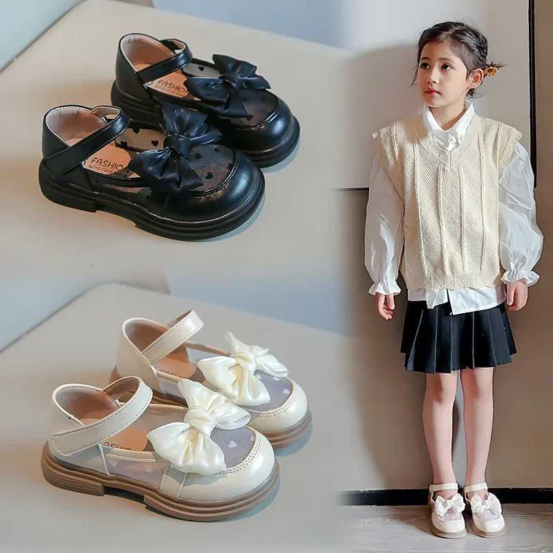 Girl Walking Shoes for Baby Girls Soft Bottom Casual Shoes Spring Autumn Bow Round Toe Princess Dress Soft Sole Non-slip Shoes W241228