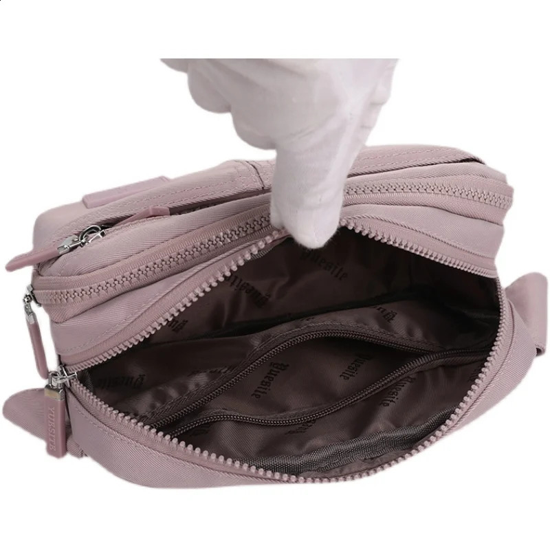 Women Waist Bag Female Wallet Purse Casual Phone Belt Pouch Nylon Travel Motorcycle Fanny Pack Banana Bolsa Cintura 241223