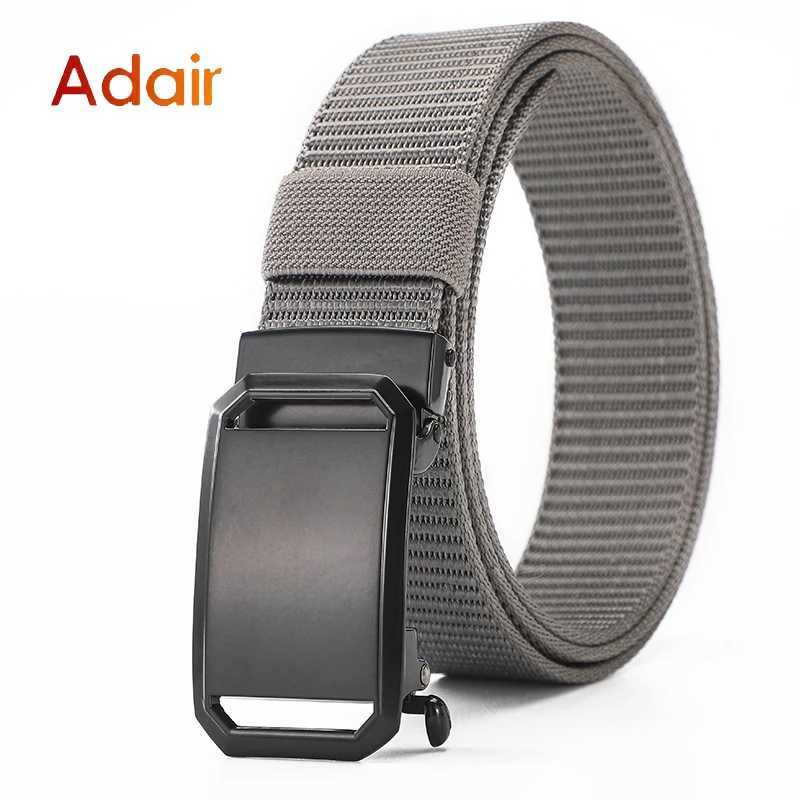Nylon Belt for Men Canvas Automatic Belt Cintures for Men Casual Fashion Webbing Belt for Jeans Male Waistband Trouser Strap W241228