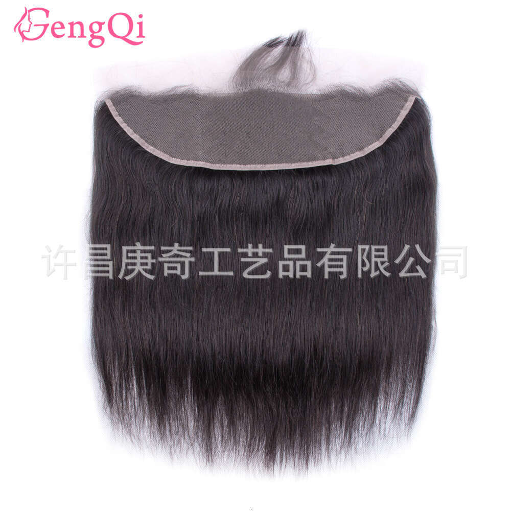 Natural Color Real 13 * 4 Straight Lace Hand Woven Front Hair Block Kq2 Kq2