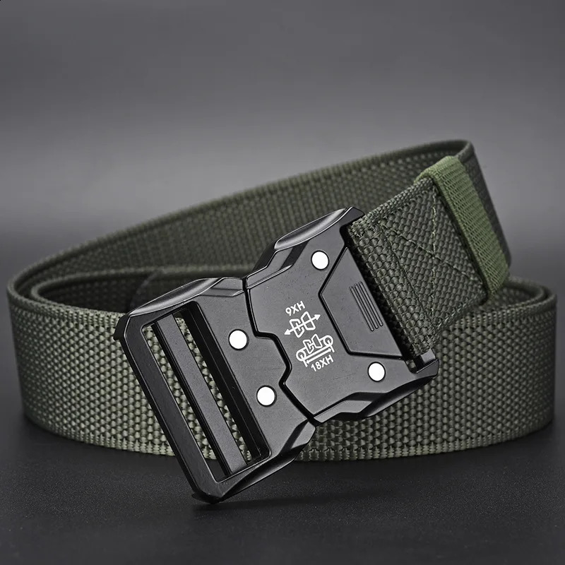 2PC Tactical Waist Belt Durable Automatic Buckle Perfect for Outdoor Adventures Unisex Accessories Men and Women 241225