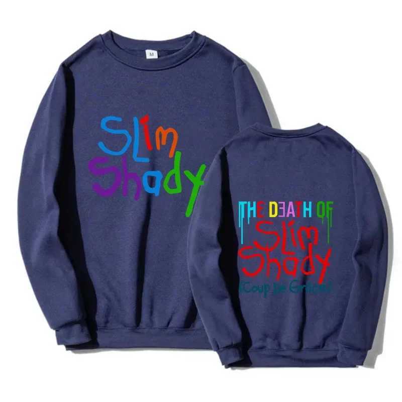 Hot Eminems new album The Death of Slim Shady Renaissance mens solid sportswear Harajuku Spring Autun unisex graphic pullers X2412281