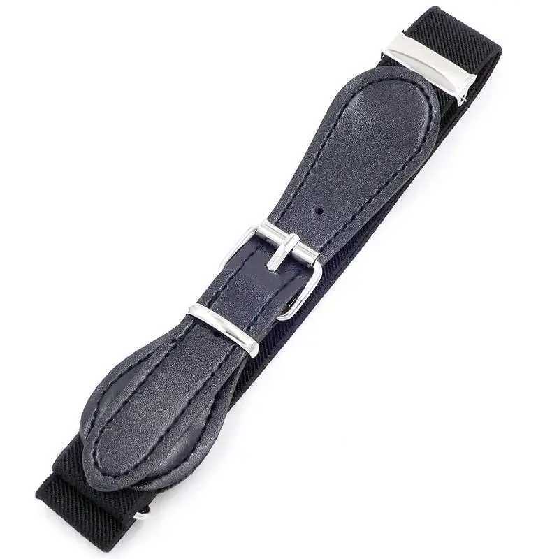Fashion Children Solid Color Belt Girls/Boys Elastic Waist Belt Metal Pin Buckle Kids Leather High Quality White/Black Strap Belt W241228