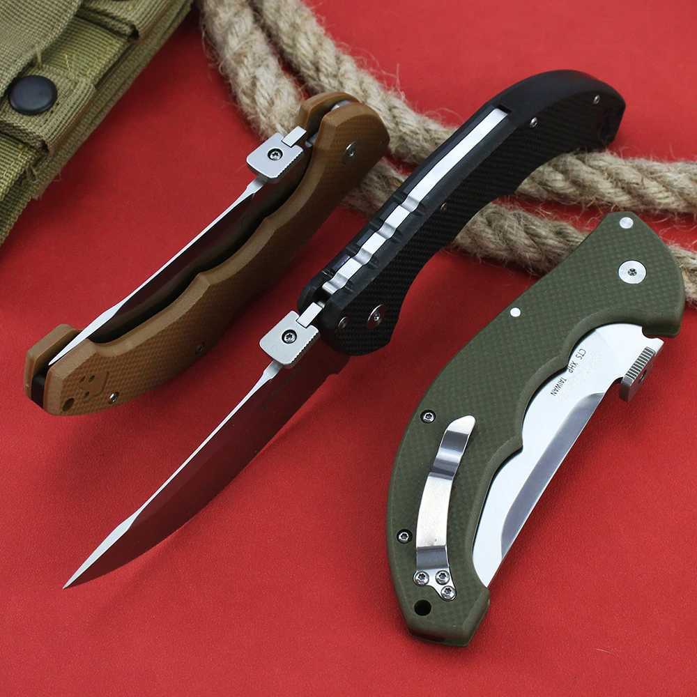 New Cold TALWAR Knives CTS XHP Steel G10 Folding Knife EDC Multipurpose Outdoor Tactical Survival Hunting Pocket Knife for MenXJ241228