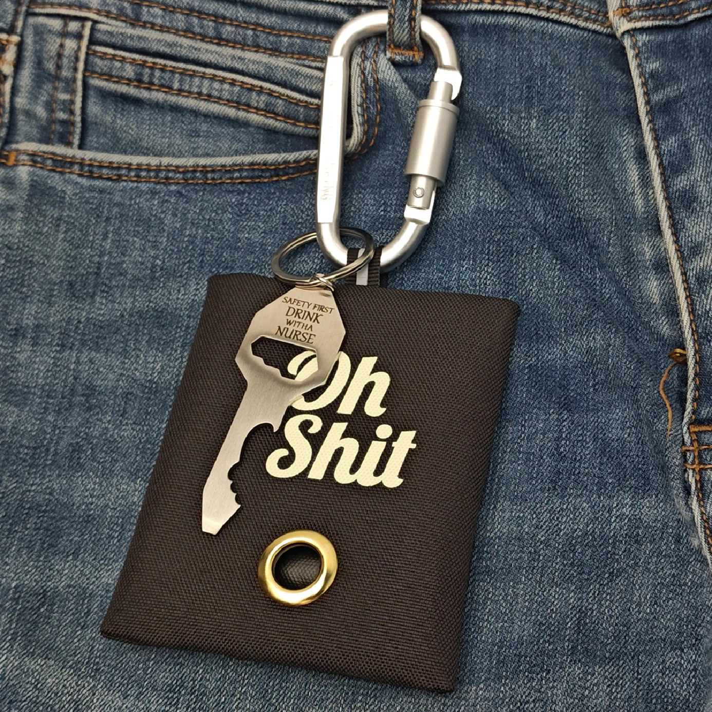 Original Keychains Carabiner in Ones Waist Backpack Accessories For Bag Fashion Essential Pendant Keychain 241227