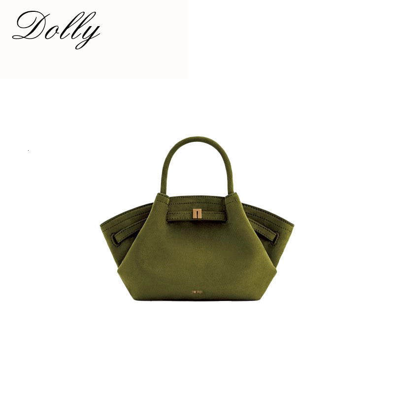 2025 New In Fashion Trend Women Designer Exact Replicas Suede Tote Bag Retro High Quality Small Ladies Casual Soft Hobo Handbag