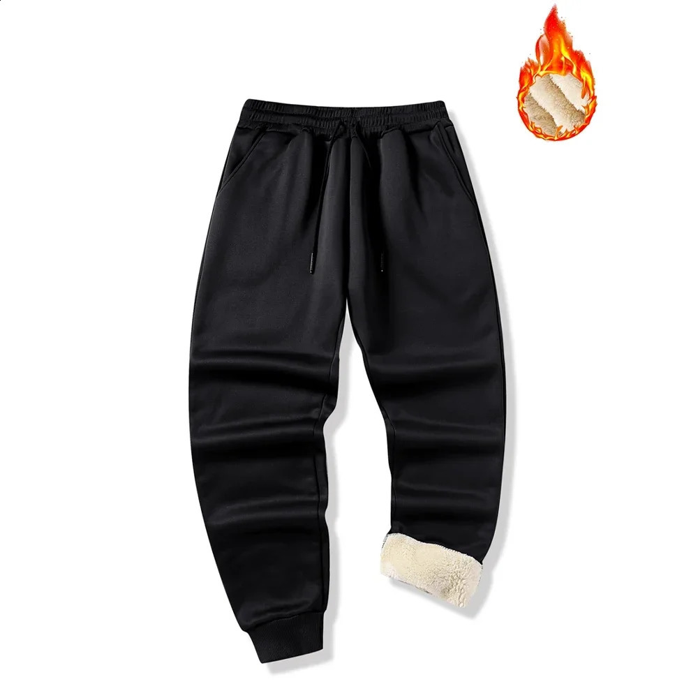 Winter Warm Zipper Jackets Suit Mens Casual Sports Hooded Sweatshirt and Pants Set Fashion Thermal Thicken Tracksuit Harajuku 241224