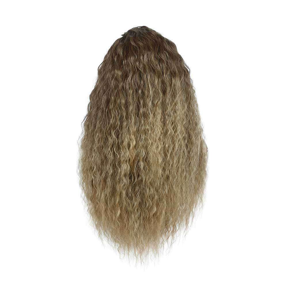 Wig Female 13 4 * 1 Lace High Headtop Long Curled Fiber Headset Boncy Curly Hair Kq2 Kq2