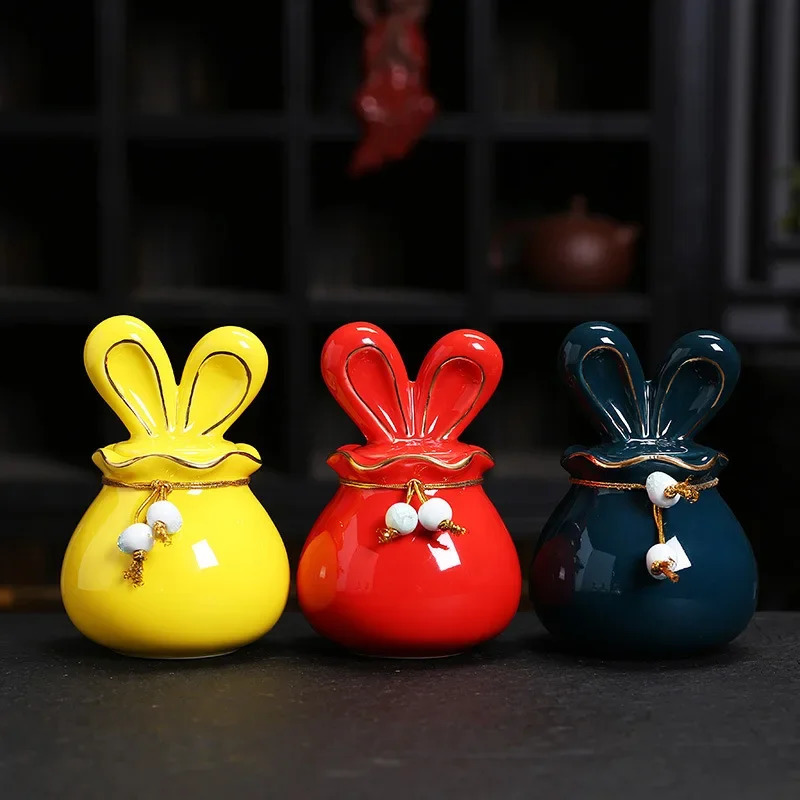 Ceramics Cremation Pet Urn for Ashes Mini Pet Memorial Urn for Cat Ashes Animal Funeral Urn Human Rabbits Pet Products 241225
