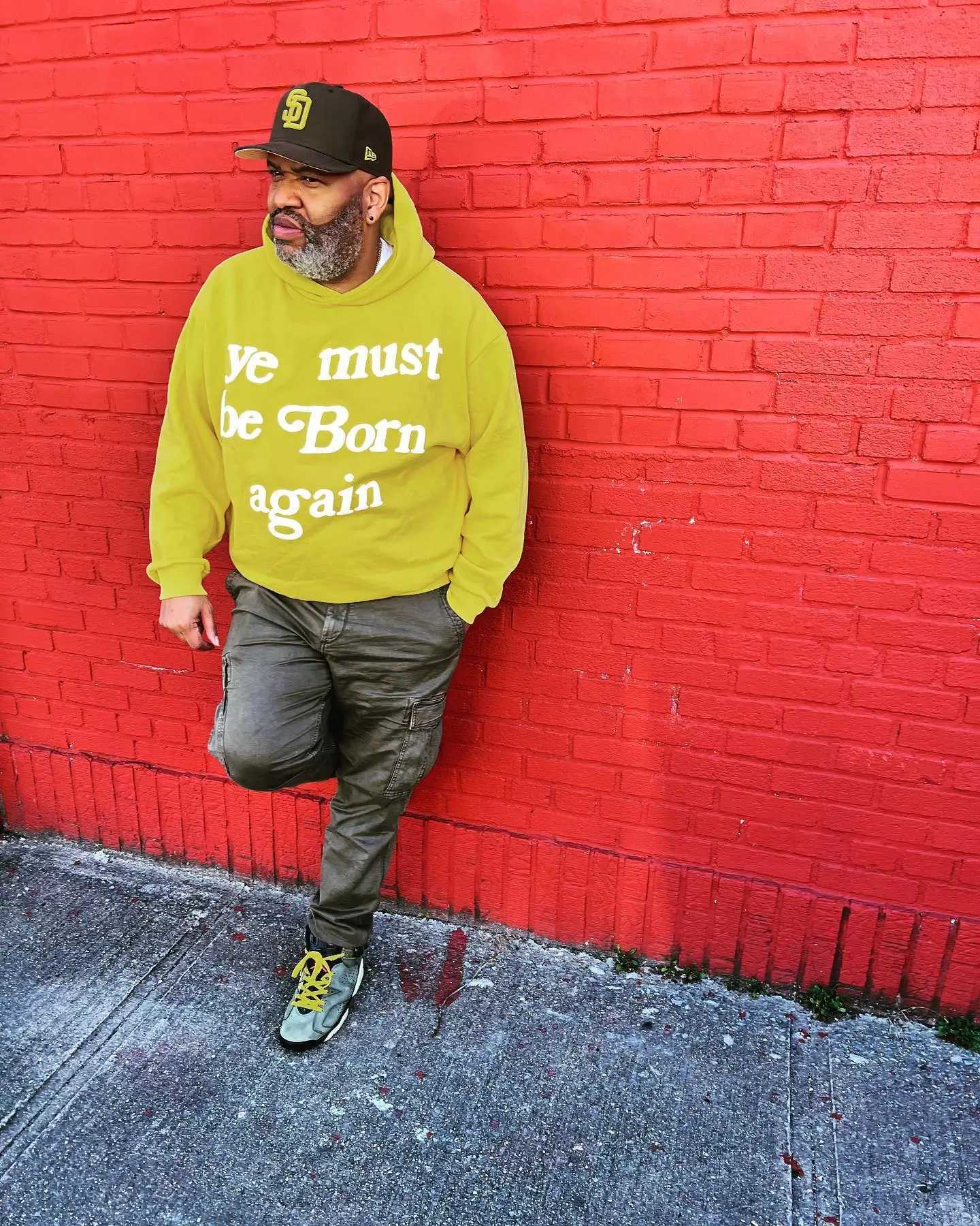 2023fw Yellow Hoodie Men Women 1 1 Puff Print Must Be Born Again Hoody Hip Hop Pullovers CPFM Sweatshirts X241228