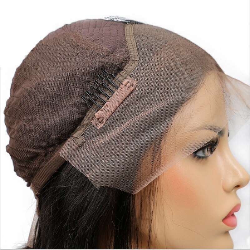 Wig For Ladies, 13 * 4 Front Lace Synthetic Headband, Black, Medium Split, Long Curly Hair, Big Wavy Wig Kq2 Kq2