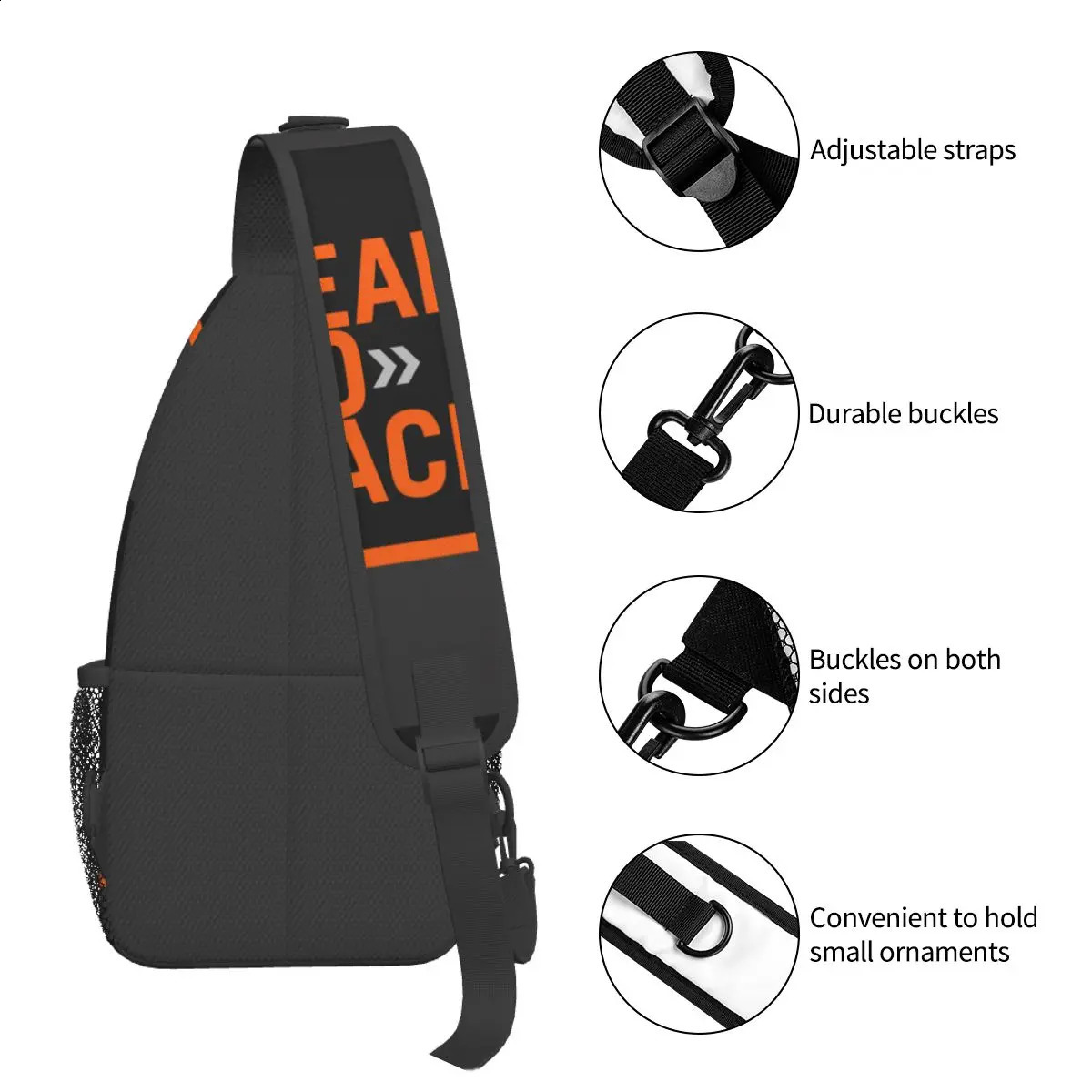 Motor Ready To Race Small Sling Bags Chest Crossbody Shoulder Sling Backpack Outdoor Sports Daypacks Enduro Cross Casual Satchel 241228