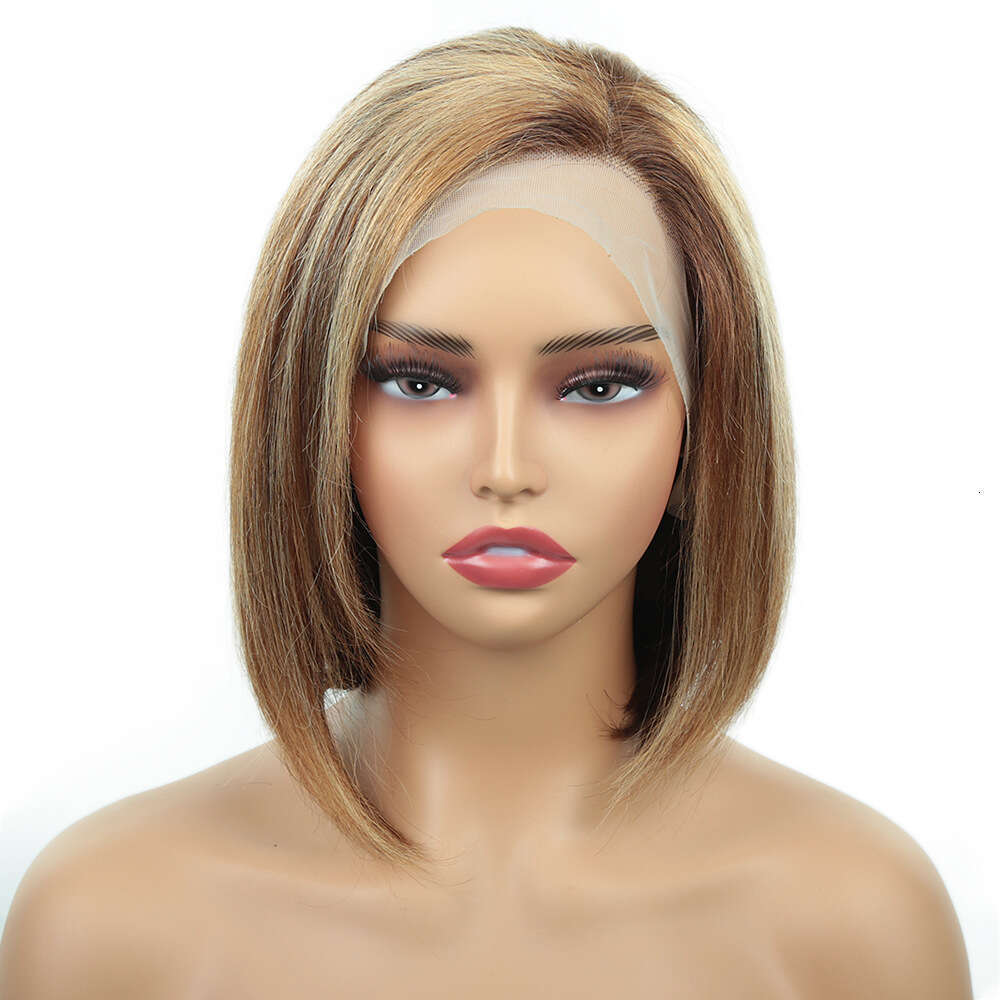 10 Inch 13X4 Genuine Lace Front Cover, High Light Wig, Piano Color Women's Hair Cover Kq1 Kq1