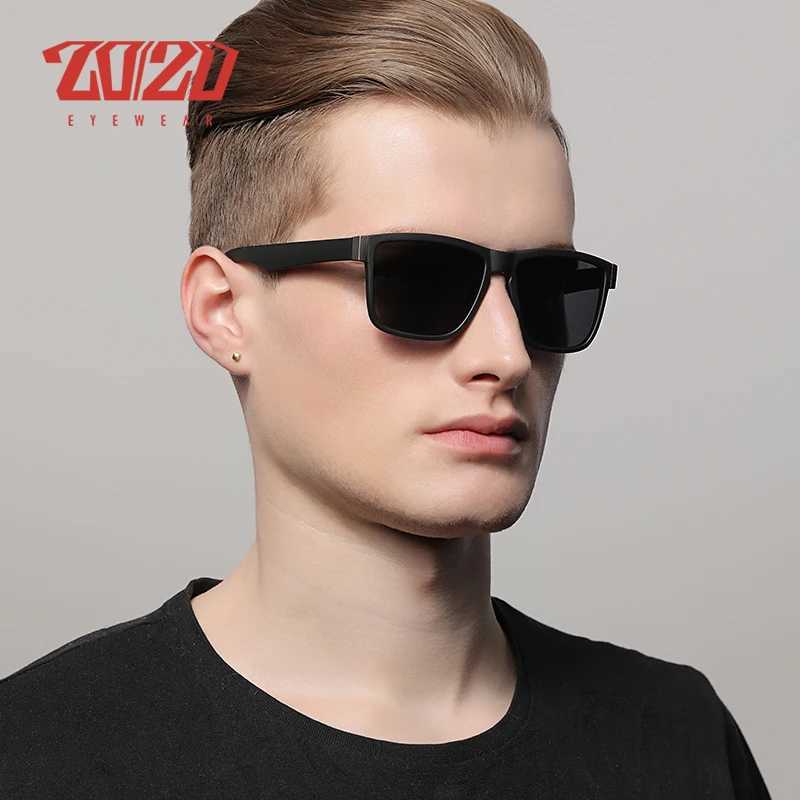 20/20 Classic Polarized Sunglasses Mens Driving Glasses Coating Black Frame Fishing Driving Glasses Mens Sunglasses PL278 W241228