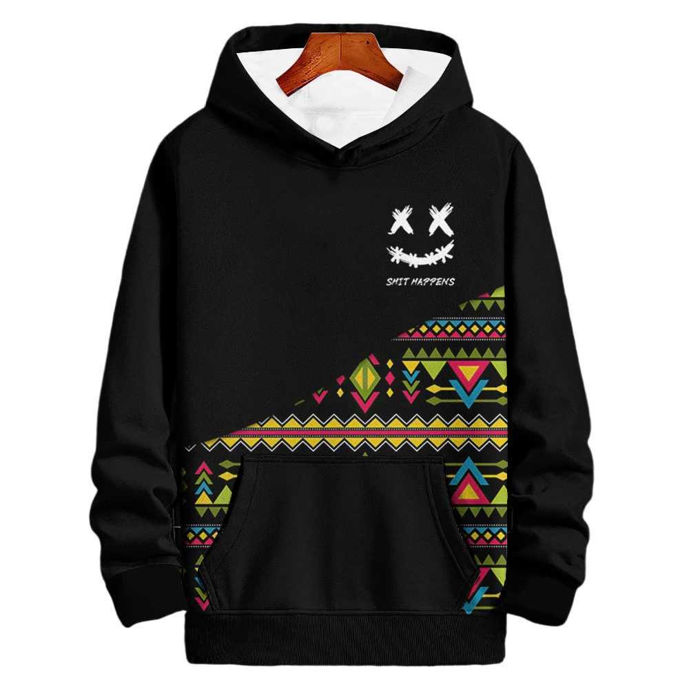 Vintage Mens Hoodie Sweatshirt Hooded Cartoon Graphic Print Daily Pullover Sports Streetwear Autumn Kids Clothing Hoodies X241228