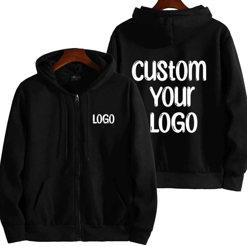 2024 Autumn Winter Mens Zipper Jacket Casual Street Clothing Hoodie Jacket Customized Mens Hoodie Womens Loose Coat X241228