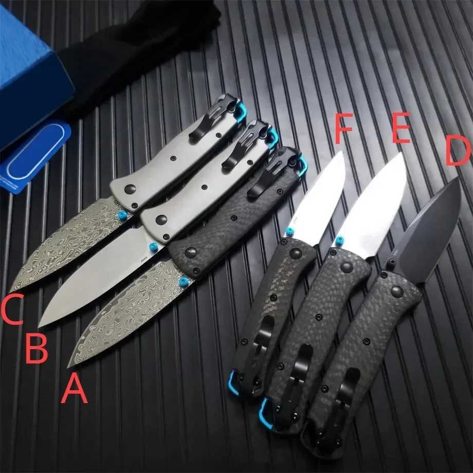 Made in the USA Made in the USA EDC Pocket Folding Knife 535 533 S90V Blade Caon Fiber / Titanium Alloy Hand Outdoor Survival Hunting Cutting KnivesXJ