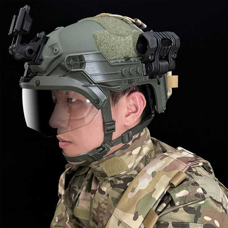 BOOIU Rapid Tactical Helmet FAST Riot Helmet ABS New Sports Outdoor PJ Air Gun Hunting Shooting CS Protective Equipment W241228