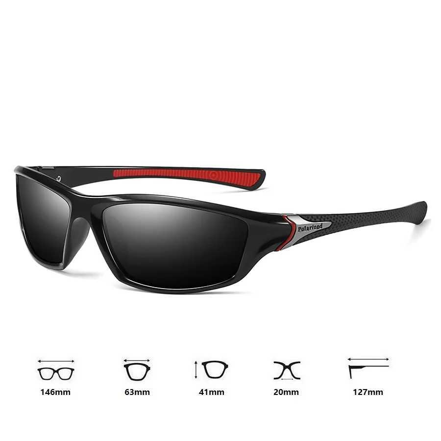 Fashion Sports Polarized Sunglasses Men Women Fishing Hiking Running Cycling Mountaineering Sport Man Sun Glasses UV400 Eyewear W241228