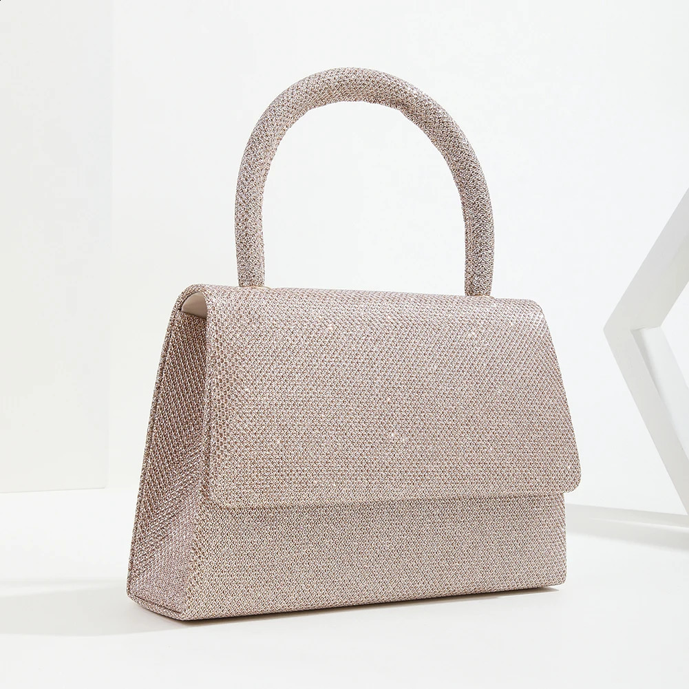 Fashion Rhinestone Evening Bag Women Handbags Sequins Glitter Clutches Wedding Purses Female Shoulder Crossbody Tote Handbags 241227