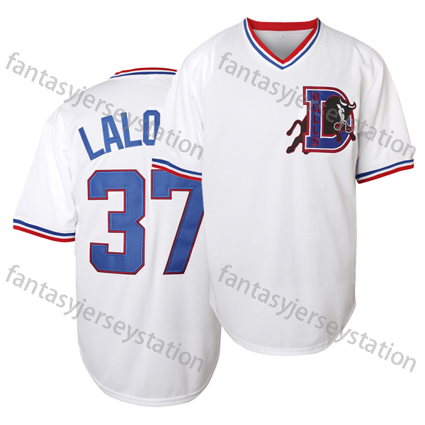 In Stock Jersey 37 LaLoosh Movie Baseball Jersey 8 Davis Jersey Mens Shirt Clothing All Stitch Size S-XXXL