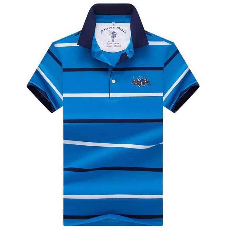 High quality shirt shirt New summer brand cotton mens shirt shirt Business casual short sleeve striped shirt shirt men tops shirt X241228