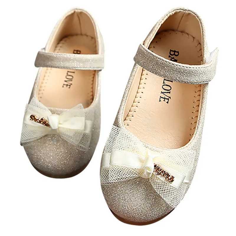 Baby Girl Shoes Toddler Girls Sweet Ballet Flats Shoes Lace Bow Design Princess Soft Sold Shoes W241228