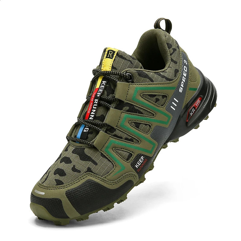Men Hiking Shoes Outdoor Trail Running Shoes Mesh Breathable Hiking Training Shoes Casual Sports Shoes Large Size 39-47 241228