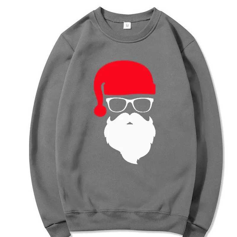 Men/Womens Hoodies Father Christmas Festive Custom Funny Pullovers Round neck Hoody Autumn Hoodies Harajuku Street Sweatshirts X241228