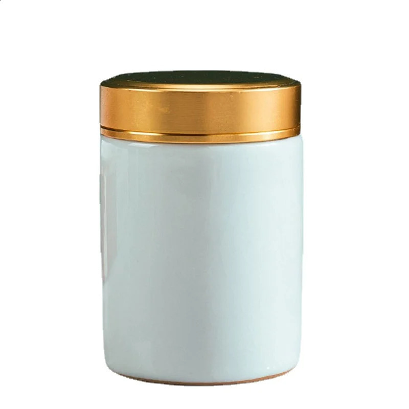 Cremation Memorial Pet Urn Center Size Pet Ashes Ceramic Cracked Glaze Leaves Decorative Ashes Animal Memorial Funeral Coffi 241225