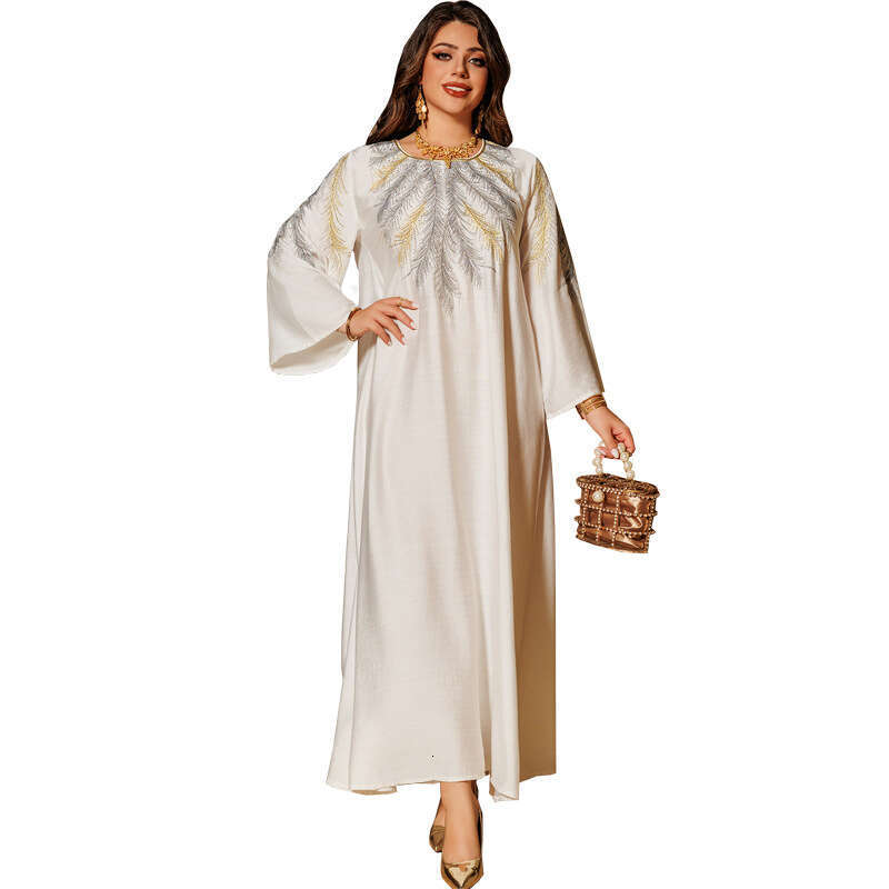 New Middle Eastern Muslim Robe Embroidered Hot Dia Dress For Foreign Trade Women's Clothing
