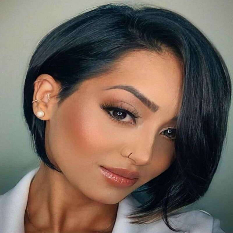 Brazilian Bob With 13 * 4 Frontal To Ear Human Hair Kq1 Kq1