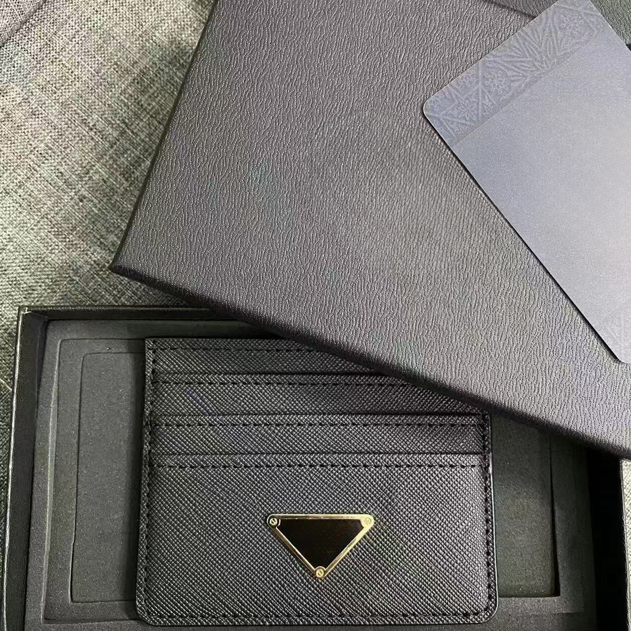 Saffiano designer bag genuine leather wallet Billfold Case Mini Card Coin Purse card holder For Men And Womens5889