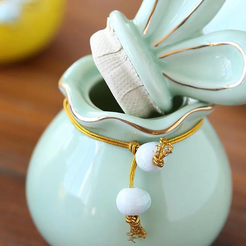 Mini Ceramics Pet Urn Cremation Personalised Memorial and Funeral Casket Funeral Coffin Keepsake Pet Urn Deceased Dog Souvenir 241225