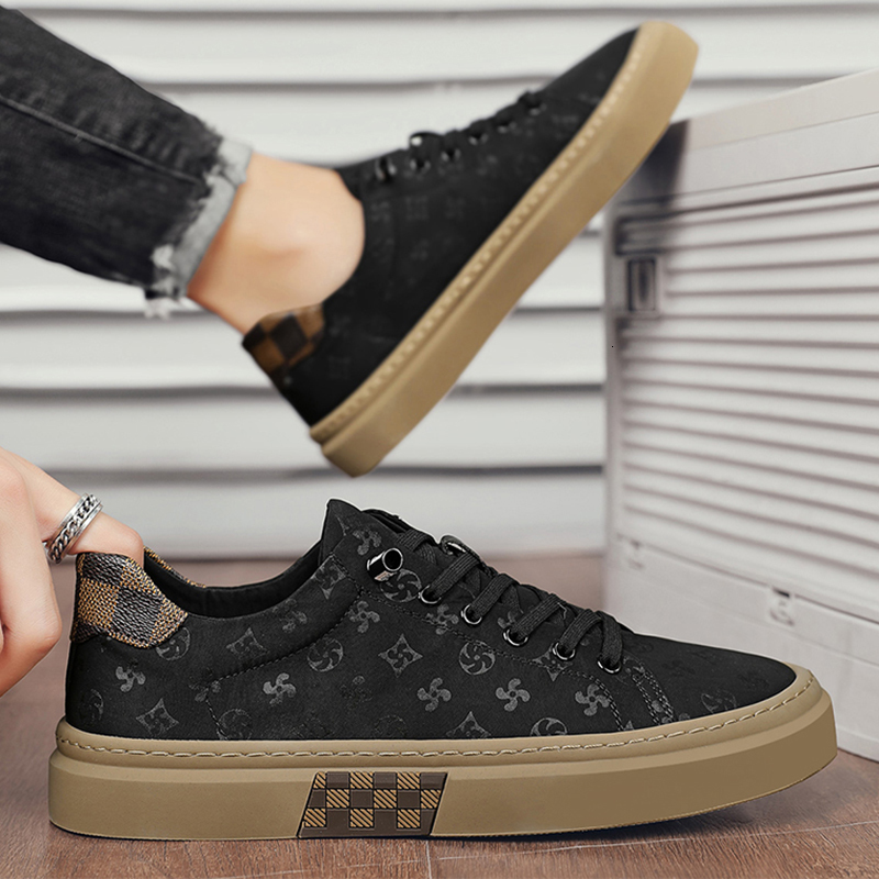 Mens Casual Platform Tennis Sport Running Shoes Luxury Design Skateboard Flats Sneakers Outdoor Walking Shoe For Male