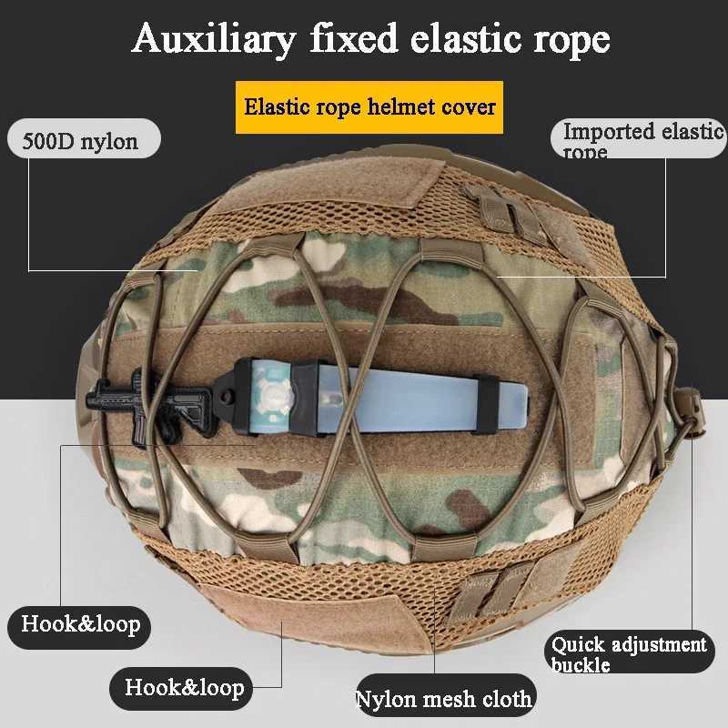 Helmet Cover for Ops-Core FAST PJ BJ MH Tactical Military Helmet W241228