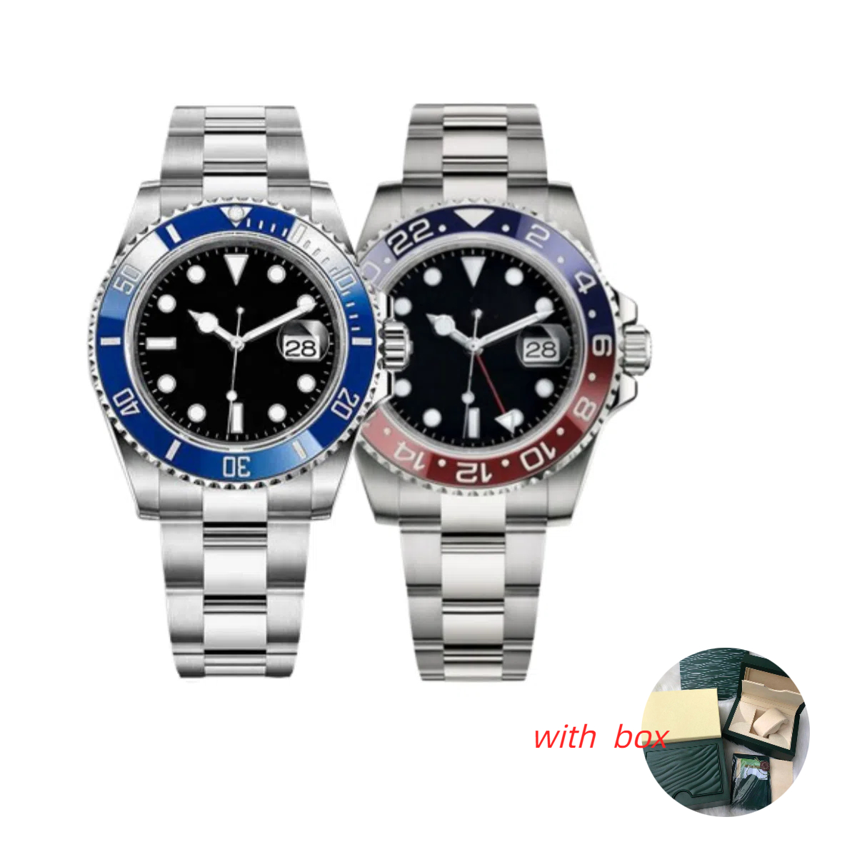 41mm Mens watch 2813 automatic mechanical watches 904L steel sapphire Folding strap waterproof Ceramic bezel super luminous montre luxury designer wristwatches