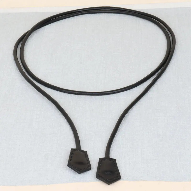 Womens Slim Sheepskin rope Long Waist Belt Knotted Womens Belt Solid Color Thin Waist Chain Dresses String Waistband Vintage belts 241227