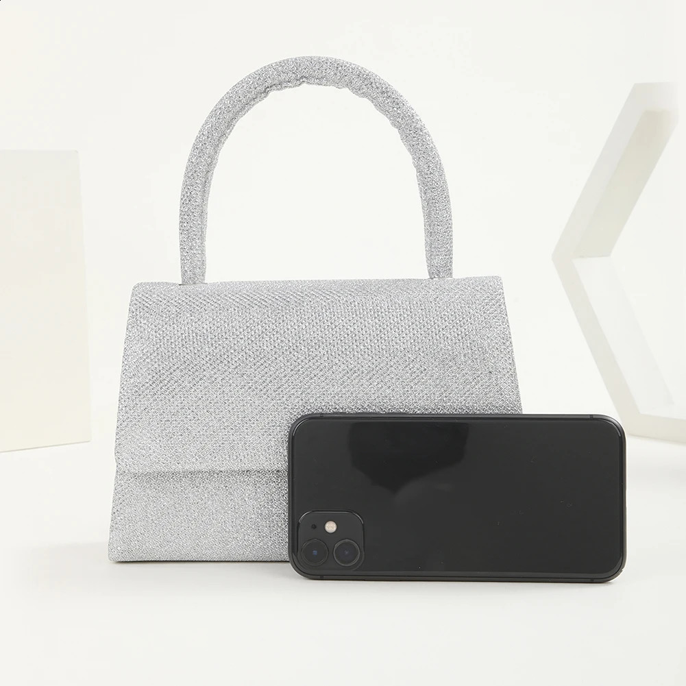 Fashion Rhinestone Evening Bag Women Handbags Sequins Glitter Clutches Wedding Purses Female Shoulder Crossbody Tote Handbags 241227