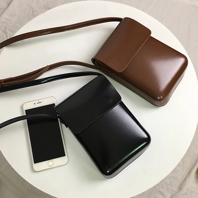 Women Handbags Fashion Pu Leather Shoulder Bags Female Large Capacity Crossbody Bags Small Solid Flap Phone Purse 241223